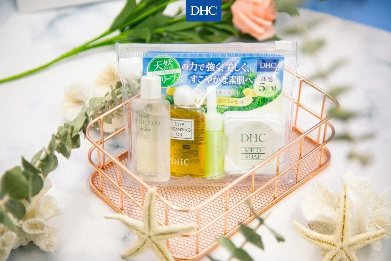 Bộ Olive chăm sóc da DHC Olive Skin Care Set - Travel Kit