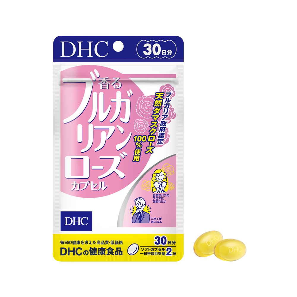 Viên uống hoa hồng DHC Bulgarian Rose Capsule 30 ngày
